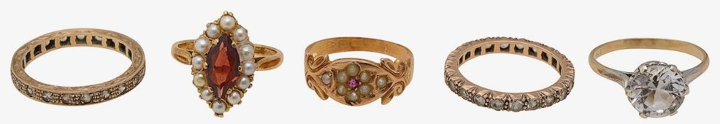 A collection of rings