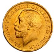 George V full sovereign 1915