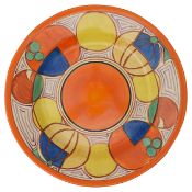 A Clarice Cliff Wilkinson's pottery Fantasque Melon plate