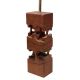 Brian Willsher (British, 1930-2010) A sculptural teak table lamp - Image 1 of 2