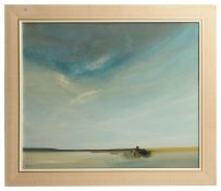 Derek Hare. 'Estuarine landscape', oil on canvas,