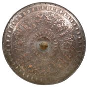 Silver plated electrotype reproduction of the 16th Century 'Celllini' shield