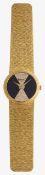 A lady's Piaget 18ct gold, onyx and diamond Dancer wristwatch