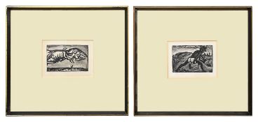 Georges Rouault. 'Negro Porter' and 'Le Poisson Volanti'