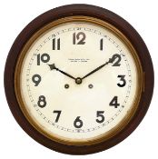 An early 20th century wall clock