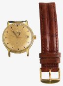 A gentleman's Omega automatic calendar wristwatch