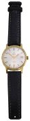 A gentleman's Omega Geneve gold plated automatic wristwatch