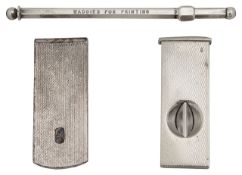 A Mont Blanc Boheme Barley silver money clip model 20486 + other items