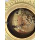 A late 19th century French Louis XV Rococo style gilt bronze clock garniture - Image 2 of 5