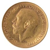 A George V full sovereign, 1922