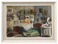 Alexei Yegorov (Russian, 1930-1992) 'Artist's Room'