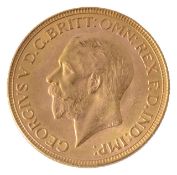 A George V full sovereign, 1930
