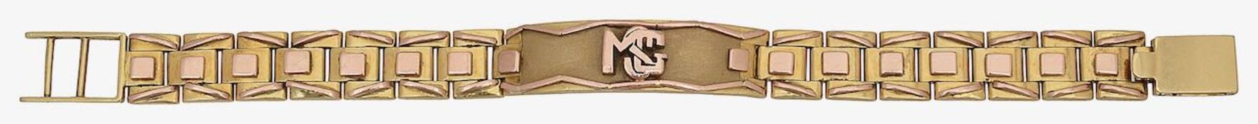 A gentleman's identity bracelet