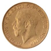 A George V full sovereign, 1925