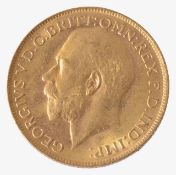 A George V full sovereign, 1920