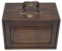 Chinese hardwood cased set of Mahjong