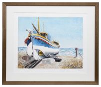 After Eric Ravilious (British 1903-1942) 'The Lifeboat, 1938'