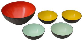 Herbert Krenchel for Torben Orskov & Co Five 'Krenit' bowls
