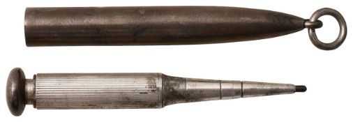 An Edwardian silver propelling pencil