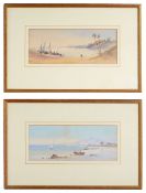 Jacope (late 19th / early 20th century) A pair of watercolour Nile views,