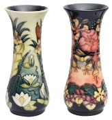 Two modern Moorcroft vases designed by Rachel Bishop (2)