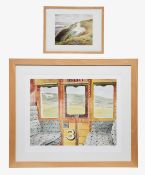 After Ravilious Mainstone Railway Carriage