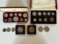 A George VI 1953 and Elizabeth II 1953 Coronation specimen sets