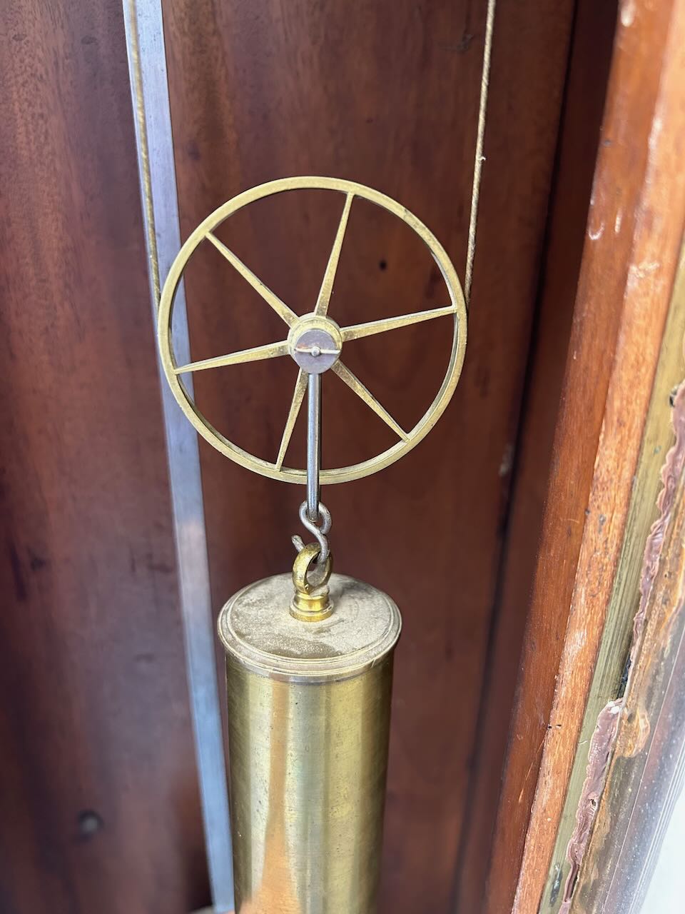 An early 19th century mahogany longcase regulator - Image 8 of 21