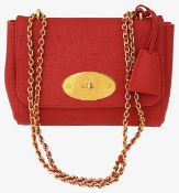 A Mulberry medium Lily red bag