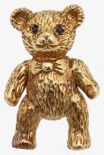 A teddy-bear brooch