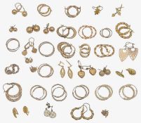A collection of earrings