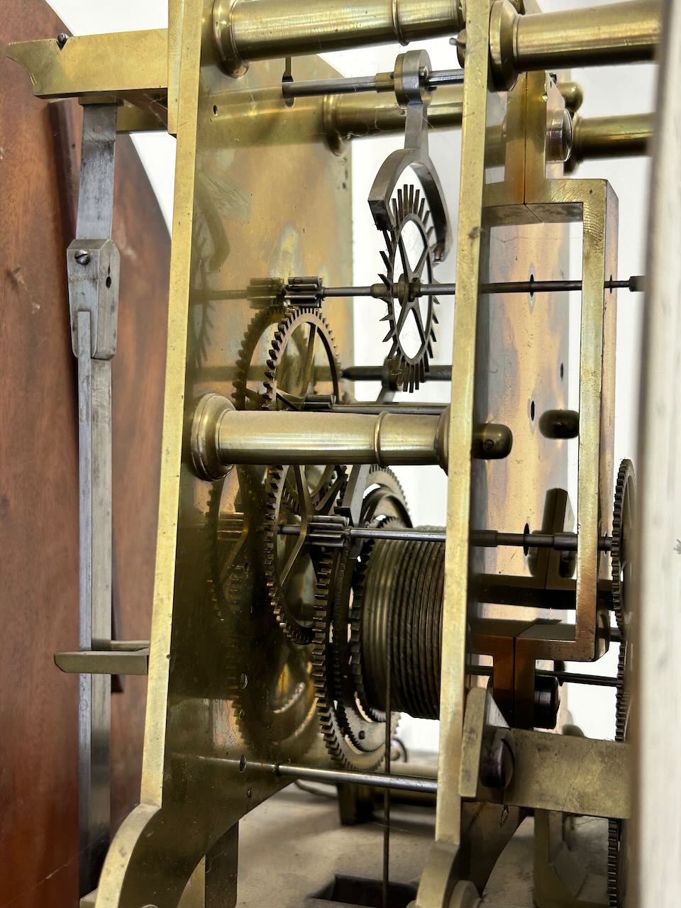 An early 19th century mahogany longcase regulator - Image 7 of 21