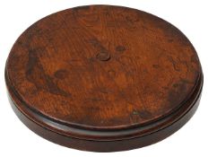 A mahogany lazy susan