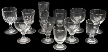 A collection of 19th century rummers