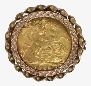 An Elizabeth II half sovereign