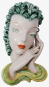 Goldscheider. Art Deco wall mask