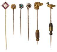 A collection of stick pins
