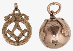 Two Masonic fobs