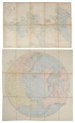 Arctic Exploration. Two folding maps by J Arrowsmith