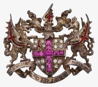 A City of London silver brooch