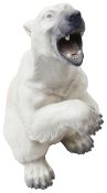 A Royal Copenhagen porcelain figure of a seated polar bear No 1157
