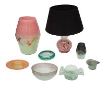 A collection of Mid 20th Century Vasart Glassware