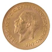 A George V full sovereign, 1930