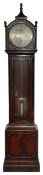 An early 19th century mahogany longcase regulator