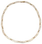 A Greek meander necklet