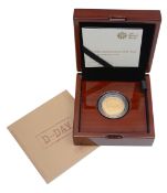 Royal Mint Elizabeth II 2019 gold proof £2 coin The 75th Anniversary D-Day