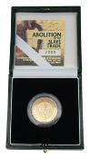 Elizabeth II 2007 gold proof £2 coin Bicentenary of the Abolition of the Slave Trade
