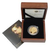 United Kingdom. Elizabeth II Royal Mint 2012 gold proof £2 coin Charles Dickens