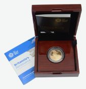Royal Mint Elizabeth II 2015 gold proof £2 coin The Definitive Britannia