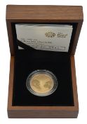 United Kingdom. Royal Mint Elizabeth II 2009 gold proof £2 coin Charles Darwin